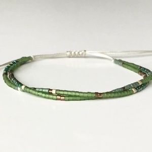 ☘️Miyuki Delica Bead Minimalist Bracelet